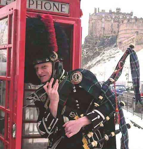 Bagpiper Edinburgh Contact Mobile