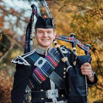 Bagpiper James Douglas