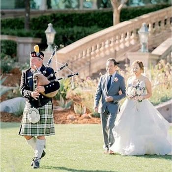 Bagpiper in Los Angeles and Ventura